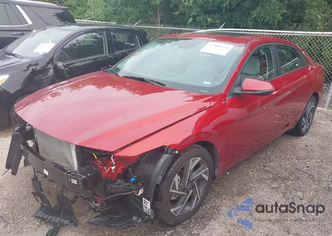 2025 Hyundai Elantra Limited из США, поврежденный, VIN KMHLP4DG8SU872201